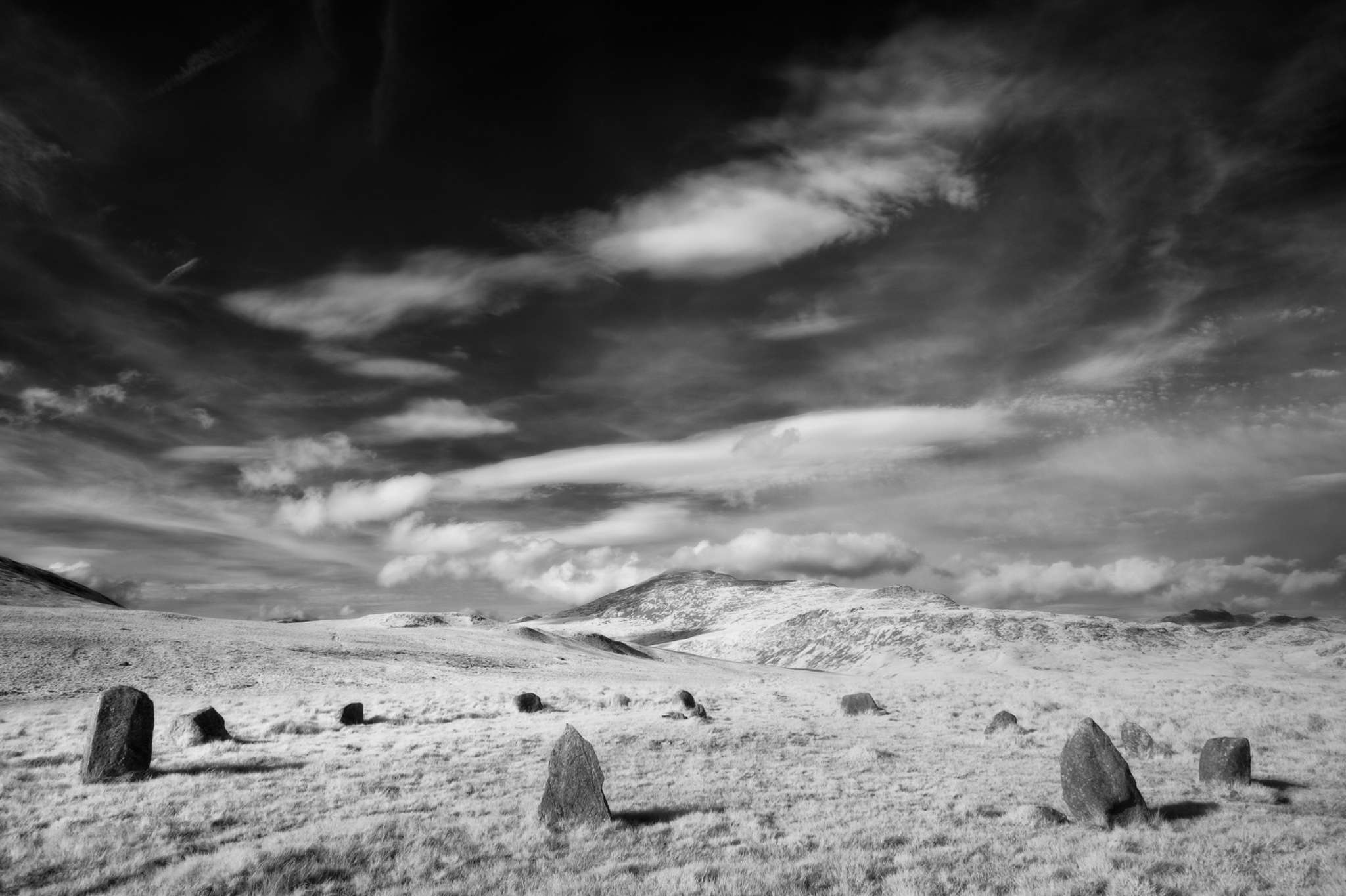 White Moss NE Stone Circle, Cumbria, England.